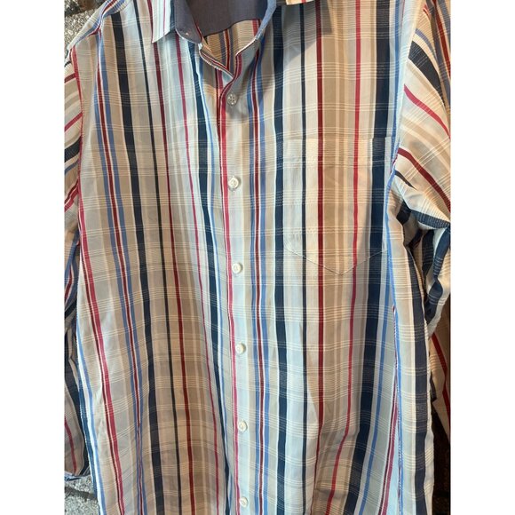 Tommy Bahama Mens Striped Button-Up Shirt M - Picture 8 of 9